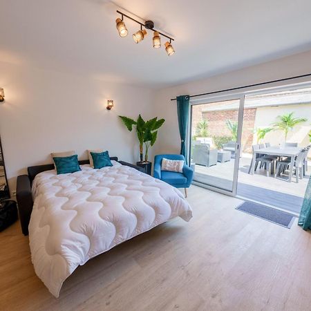 L'Escale Tropicale, Appartement Independant Avec Terrasse Privative Saint-Quentin  Kültér fotó