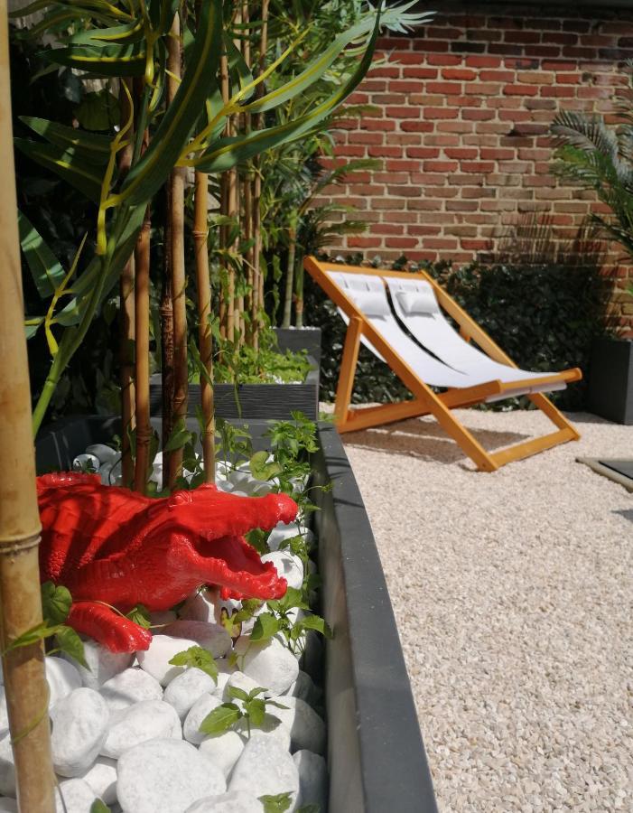L'Escale Tropicale, Appartement Independant Avec Terrasse Privative Saint-Quentin  Kültér fotó