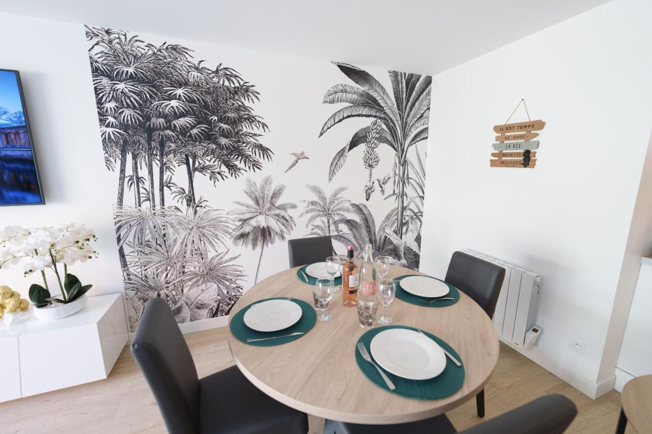 L'Escale Tropicale, Appartement Independant Avec Terrasse Privative Saint-Quentin  Kültér fotó