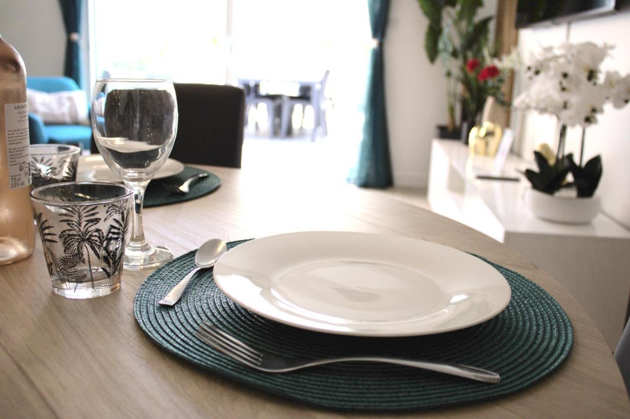 L'Escale Tropicale, Appartement Independant Avec Terrasse Privative Saint-Quentin  Kültér fotó